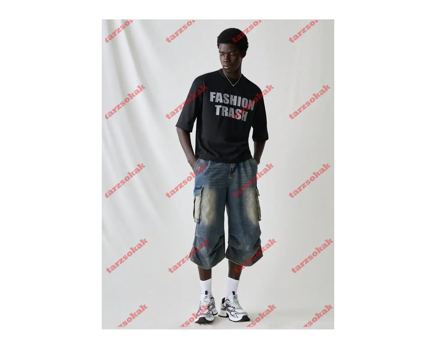 Model 3493 Erkek Yazlık Yuvarlak Yaka Kısa Kollu Günlük Tişört, Yaz