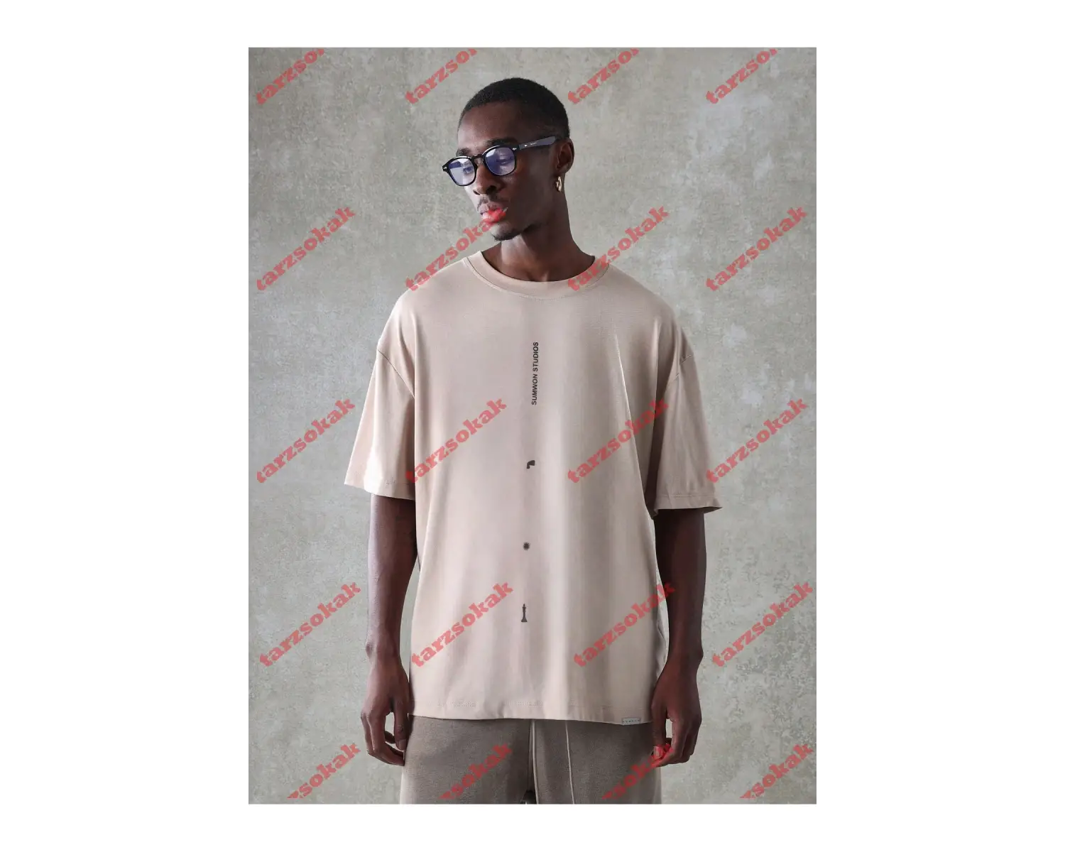 Model 3494 Erkek Yazlık Yuvarlak Yaka Kısa Kollu Günlük Tişört, Yaz