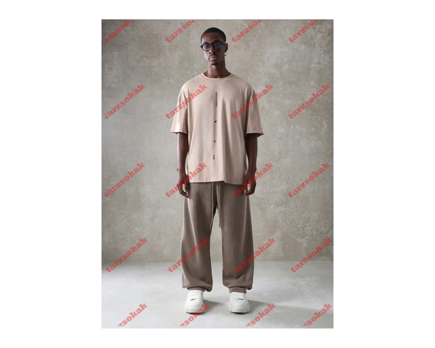 Model 3494 Erkek Yazlık Yuvarlak Yaka Kısa Kollu Günlük Tişört, Yaz