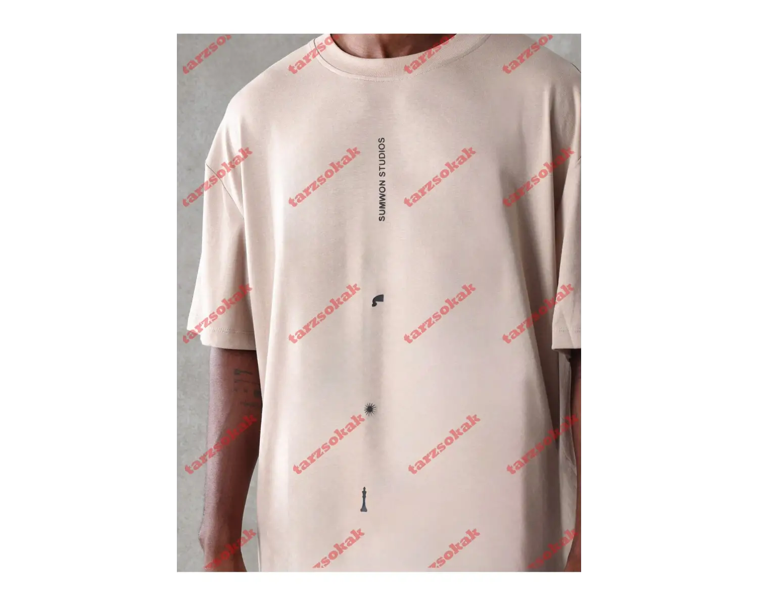 Model 3494 Erkek Yazlık Yuvarlak Yaka Kısa Kollu Günlük Tişört, Yaz