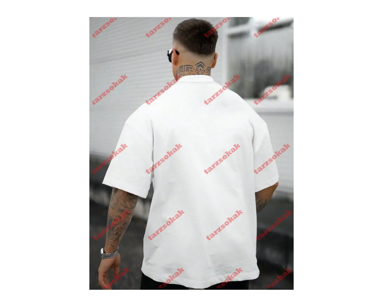 Model 3498 Erkek Yazlık Yuvarlak Yaka Kısa Kollu Günlük Tişört, Yaz