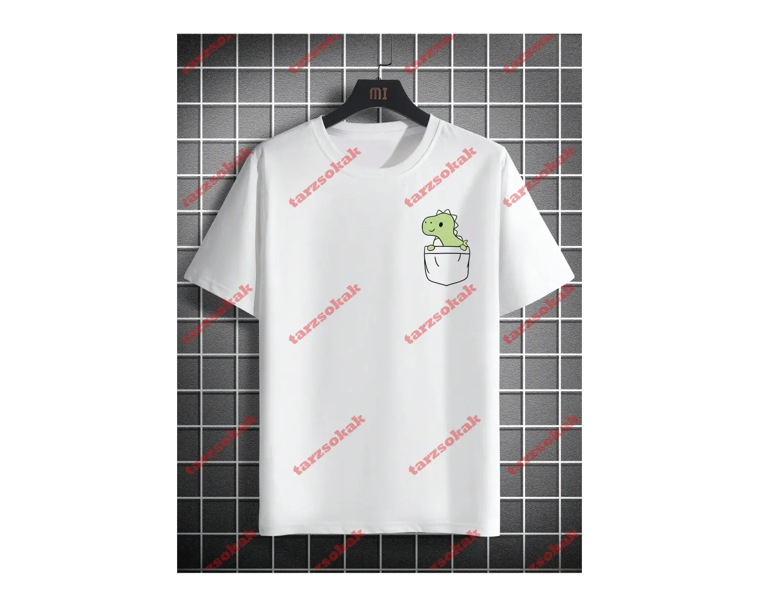 Model 3501 Erkek Yazlık Yuvarlak Yaka Kısa Kollu Günlük Tişört, Yaz