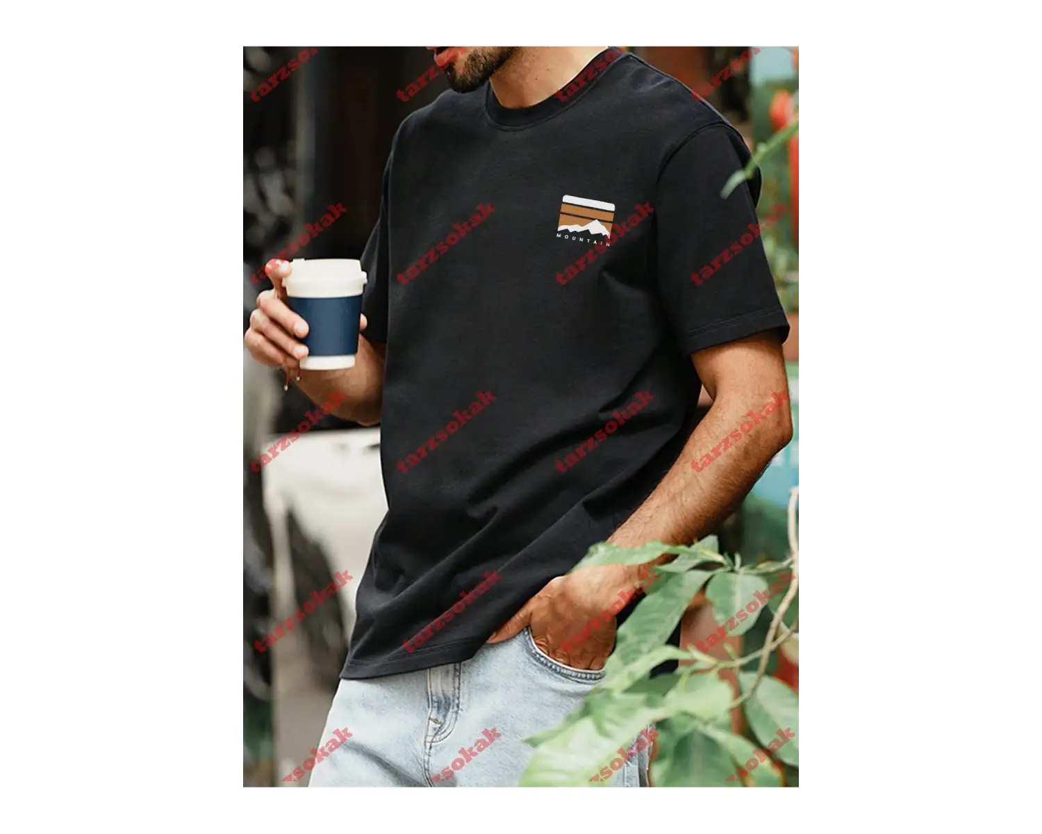 Model 3504 Erkek Yazlık Yuvarlak Yaka Kısa Kollu Günlük Tişört, Yaz