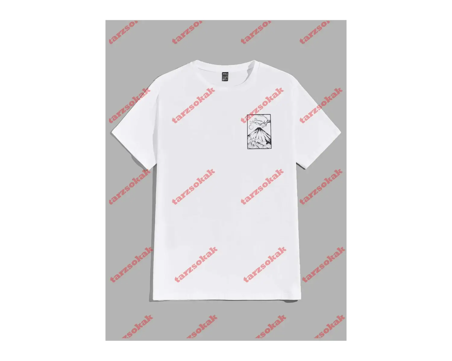 Model 3508 Erkek Yazlık Yuvarlak Yaka Kısa Kollu Günlük Tişört, Yaz