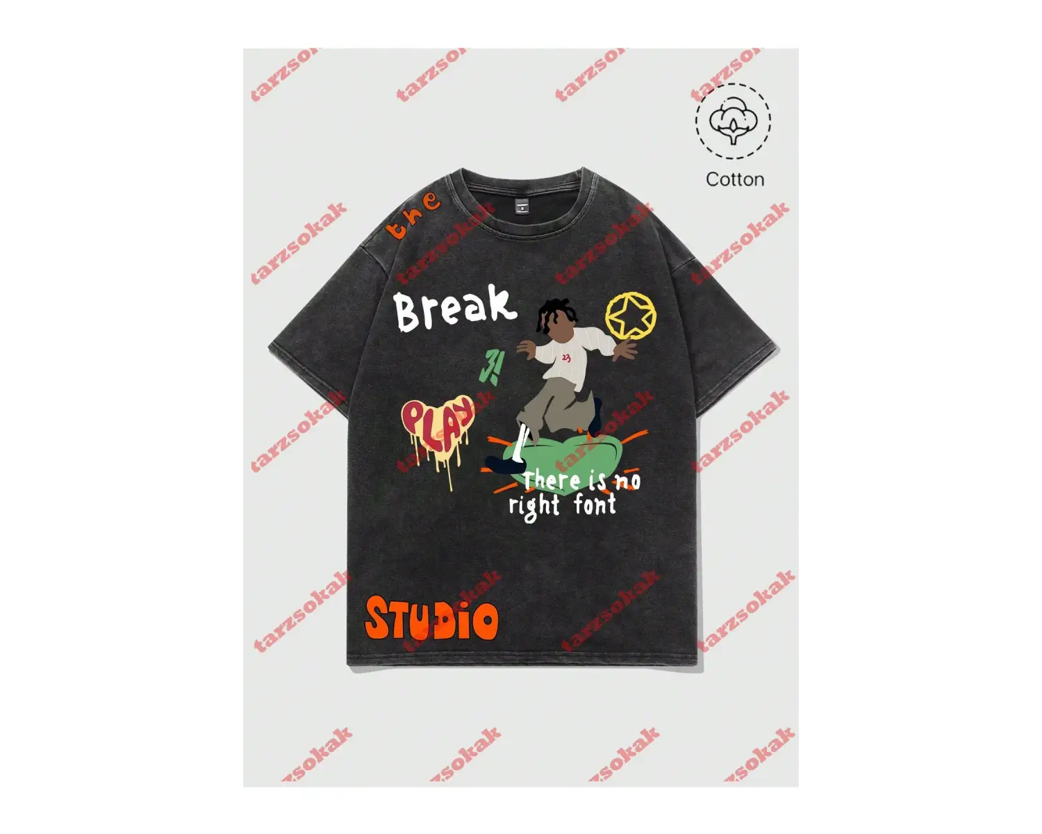 Model 3519 Erkek Yazlık Yuvarlak Yaka Kısa Kollu Günlük Tişört, Yaz