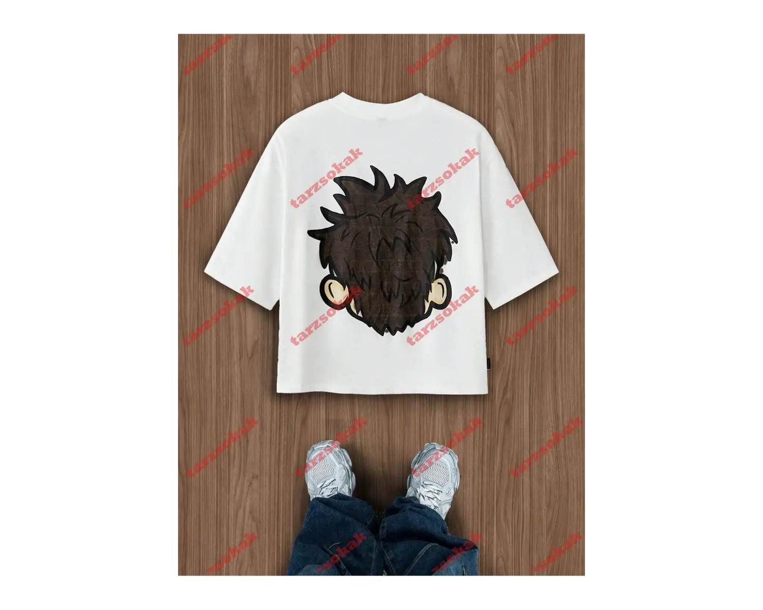 Model 3524 Erkek Yazlık Yuvarlak Yaka Kısa Kollu Günlük Tişört, Yaz