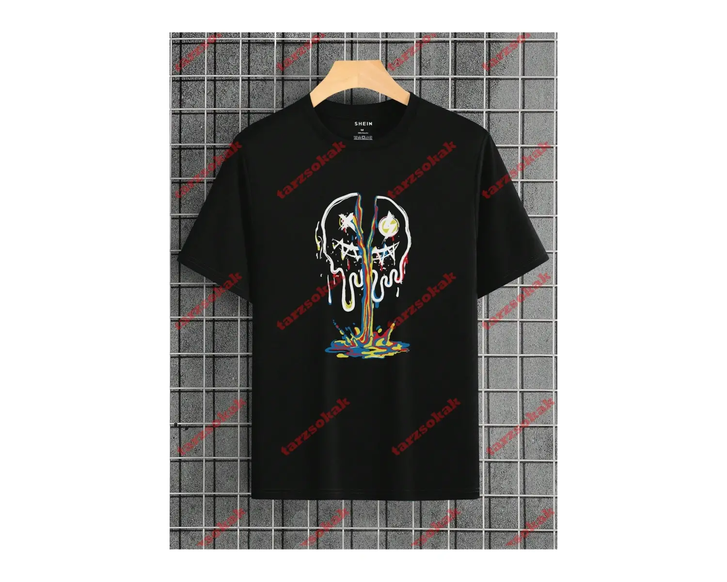 Model 3525 Erkek Yazlık Yuvarlak Yaka Kısa Kollu Günlük Tişört, Yaz