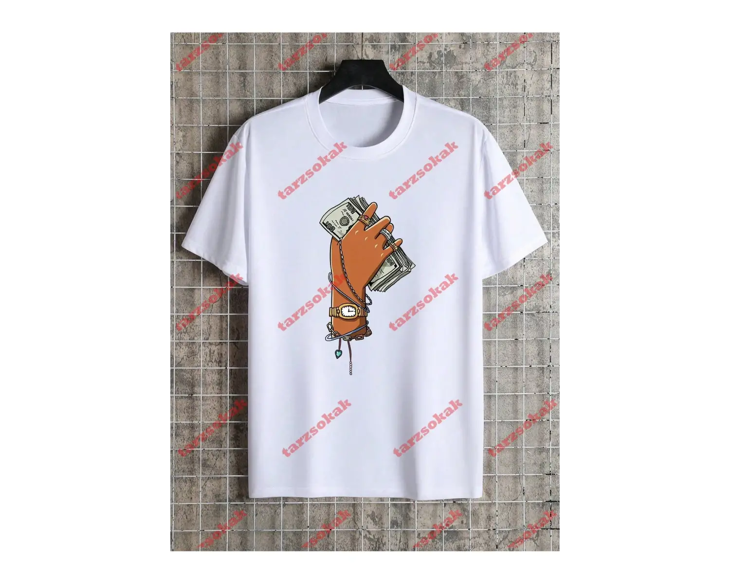 Model 3529 Erkek Yazlık Yuvarlak Yaka Kısa Kollu Günlük Tişört, Yaz