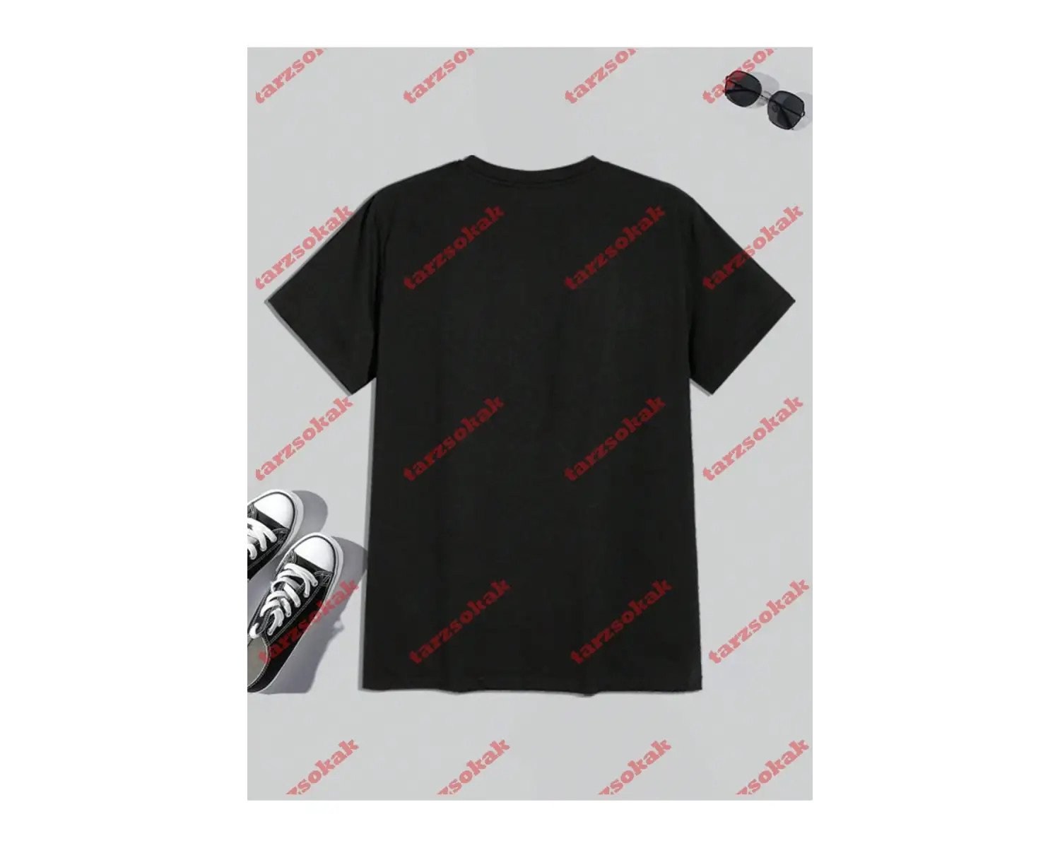 Model 3534 Erkek Yazlık Yuvarlak Yaka Kısa Kollu Günlük Tişört, Yaz