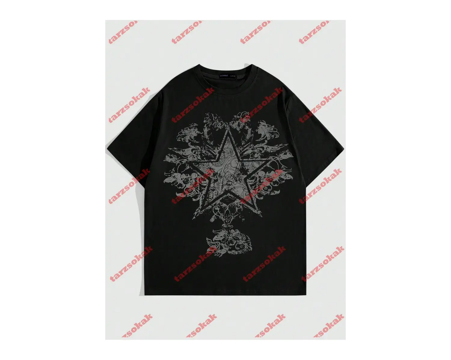 Model 3536 Erkek Yazlık Yuvarlak Yaka Kısa Kollu Günlük Tişört, Yaz