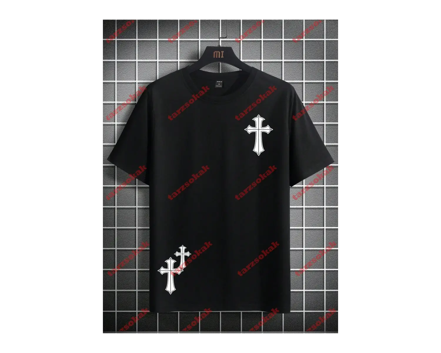 Model 3553 Erkek Yazlık Yuvarlak Yaka Kısa Kollu Günlük Tişört, Yaz