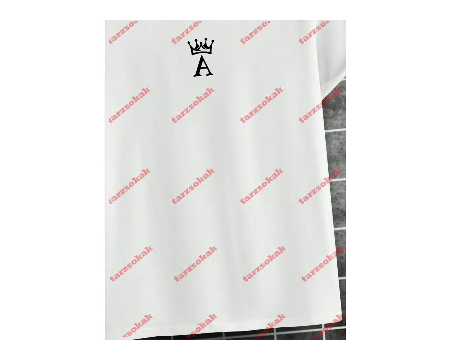 Model 3556 Erkek Yazlık Yuvarlak Yaka Kısa Kollu Günlük Tişört, Yaz