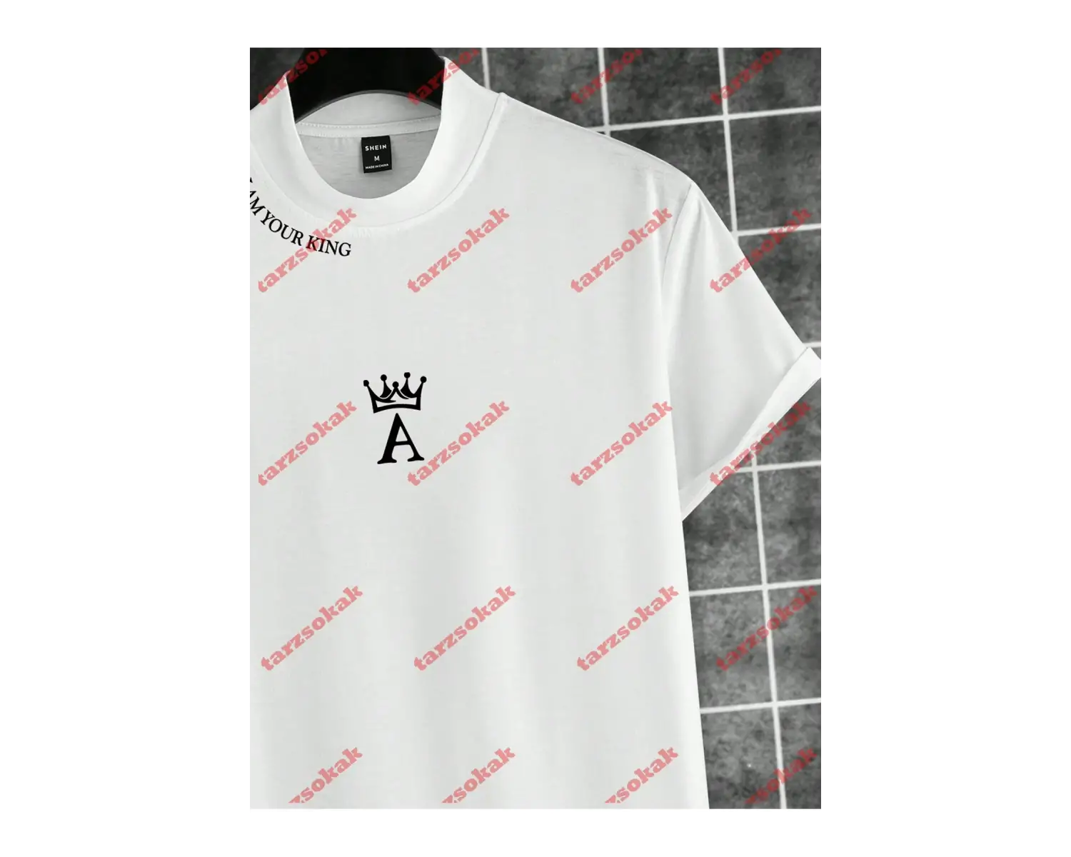 Model 3556 Erkek Yazlık Yuvarlak Yaka Kısa Kollu Günlük Tişört, Yaz