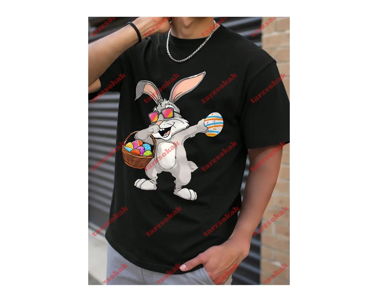 Model 3557 Erkek Yazlık Yuvarlak Yaka Kısa Kollu Günlük Tişört, Yaz