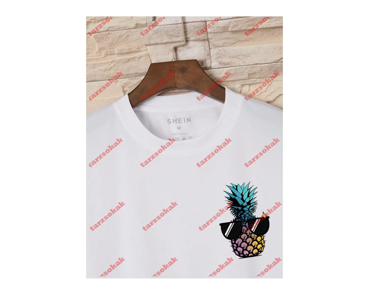 Model 3561 Erkek Yazlık Yuvarlak Yaka Kısa Kollu Günlük Tişört, Yaz