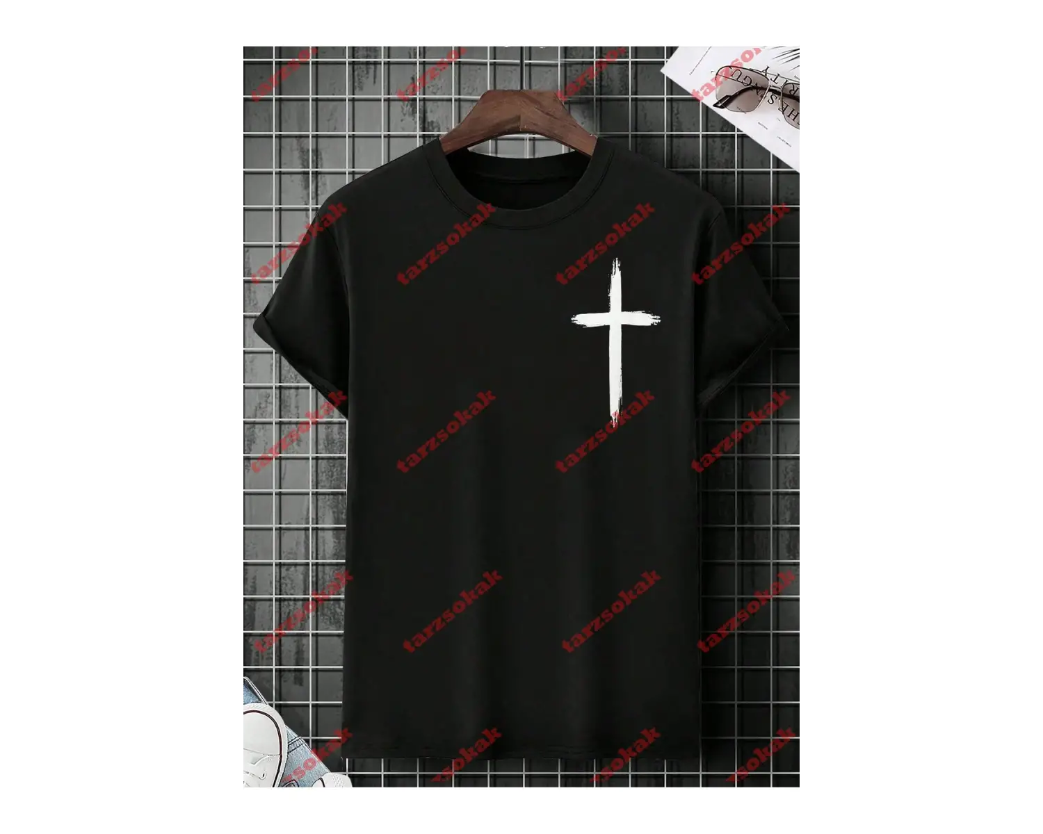 Model 3568 Erkek Yazlık Yuvarlak Yaka Kısa Kollu Günlük Tişört, Yaz