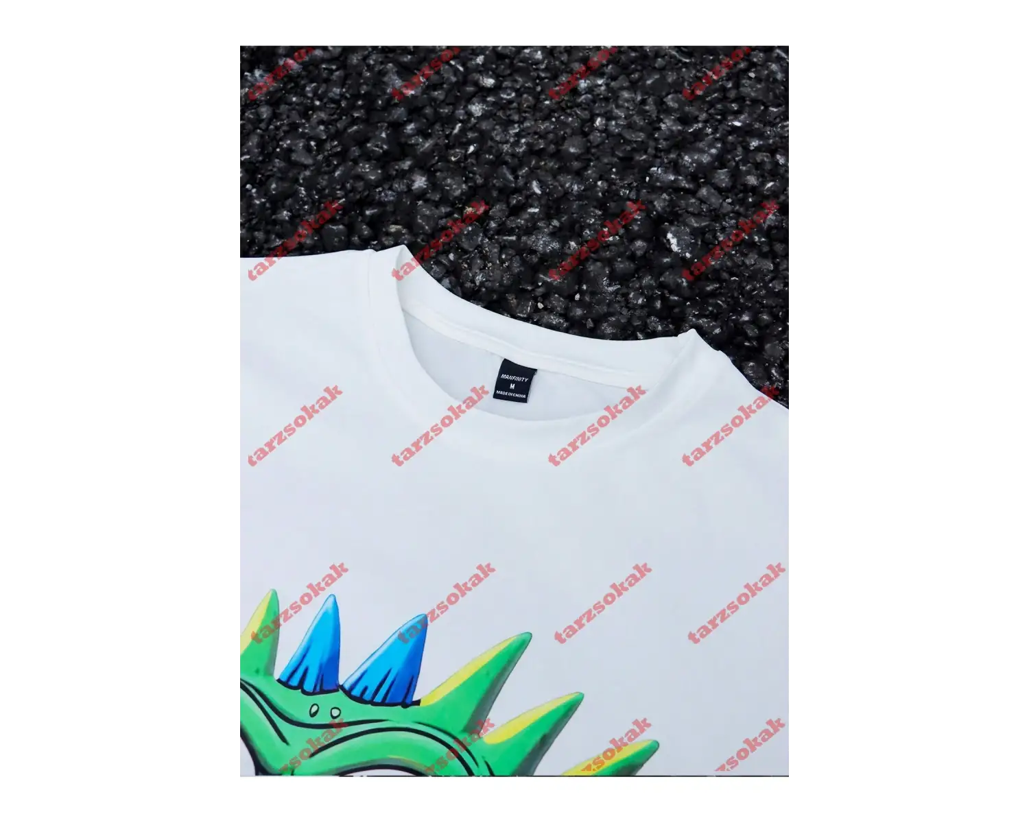 Model 3571 Erkek Yazlık Yuvarlak Yaka Kısa Kollu Günlük Tişört, Yaz