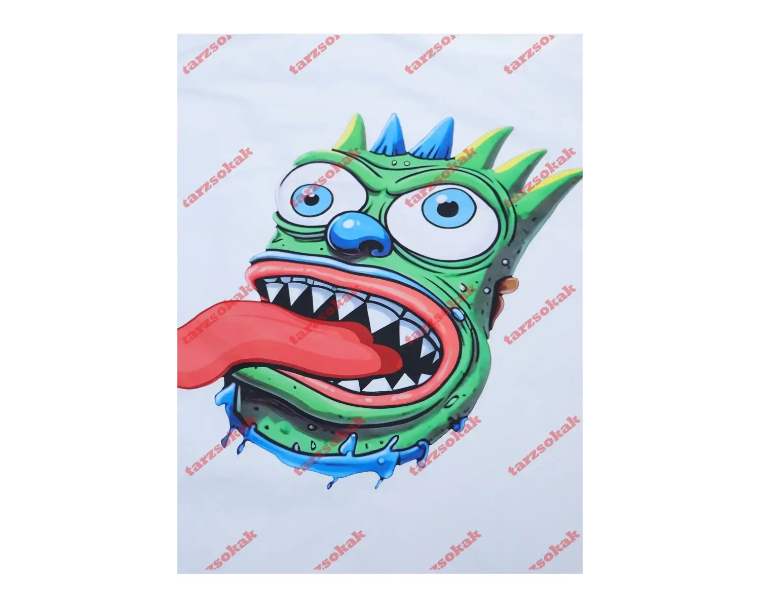 Model 3571 Erkek Yazlık Yuvarlak Yaka Kısa Kollu Günlük Tişört, Yaz