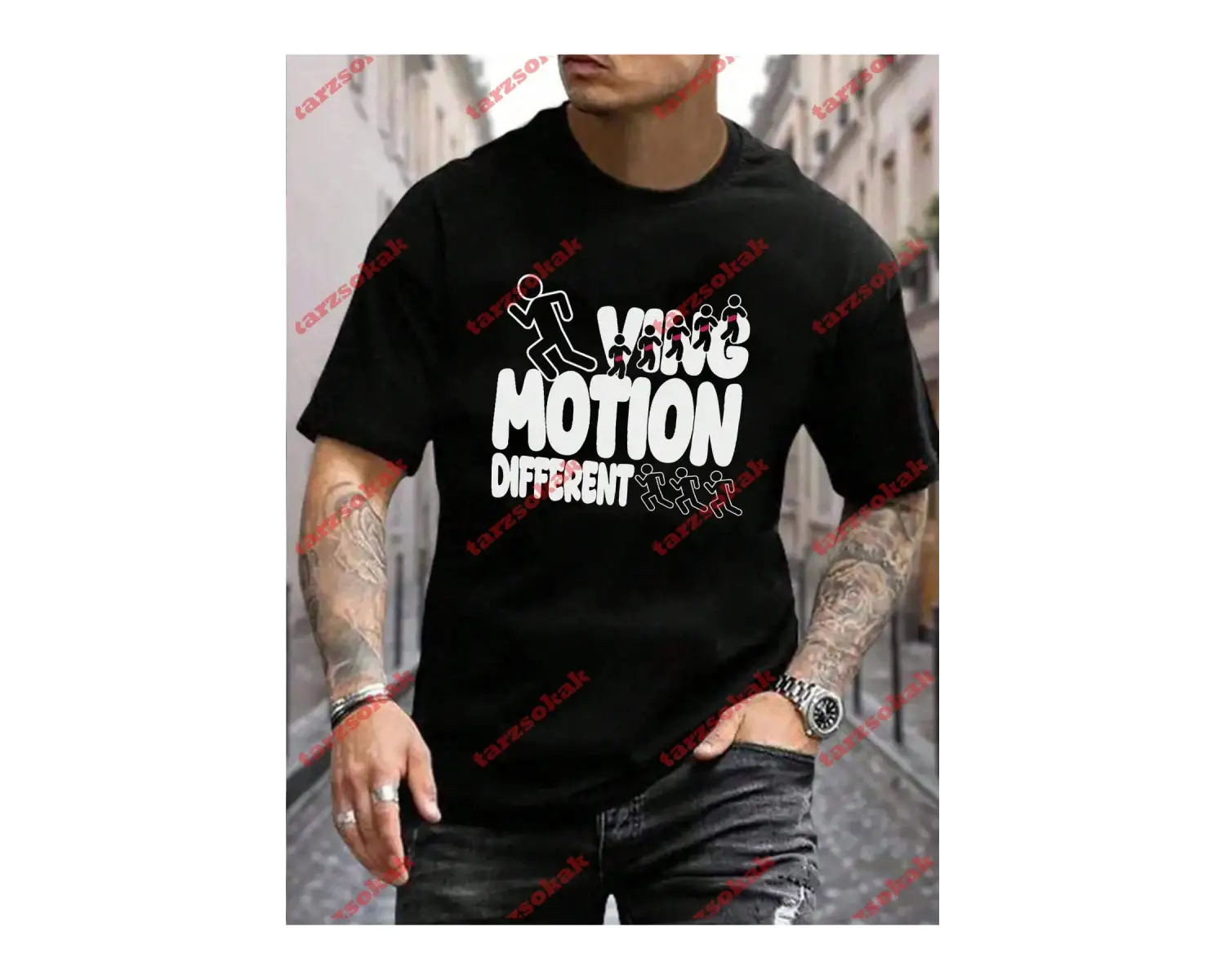 Model 3572 Erkek Yazlık Yuvarlak Yaka Kısa Kollu Günlük Tişört, Yaz