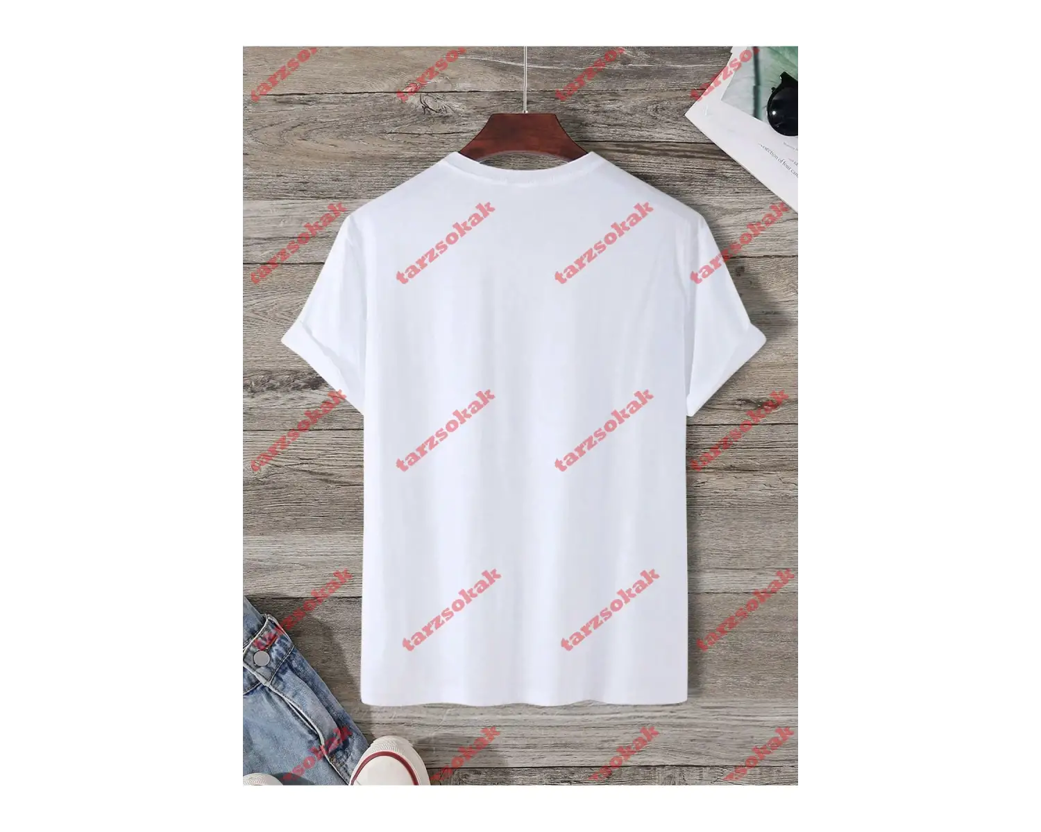 Model 3578 Erkek Yazlık Yuvarlak Yaka Kısa Kollu Günlük Tişört, Yaz