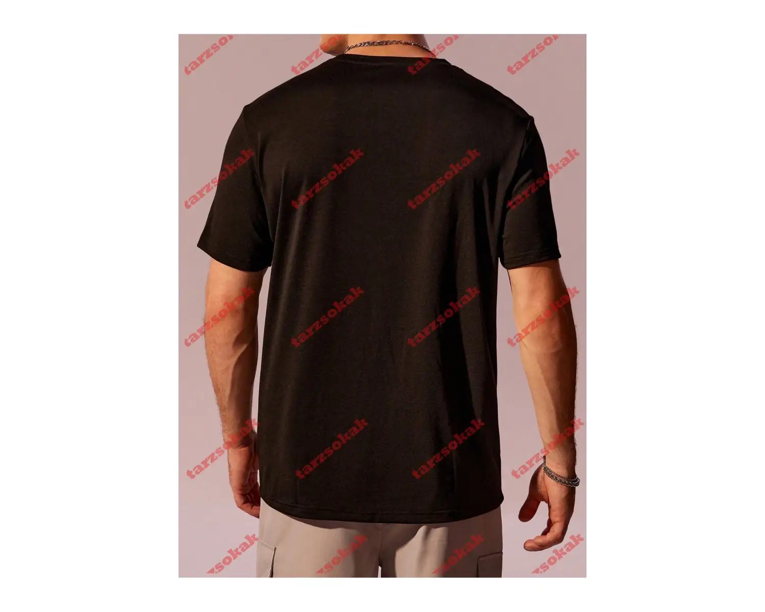 Model 3579 Erkek Yazlık Yuvarlak Yaka Kısa Kollu Günlük Tişört, Yaz