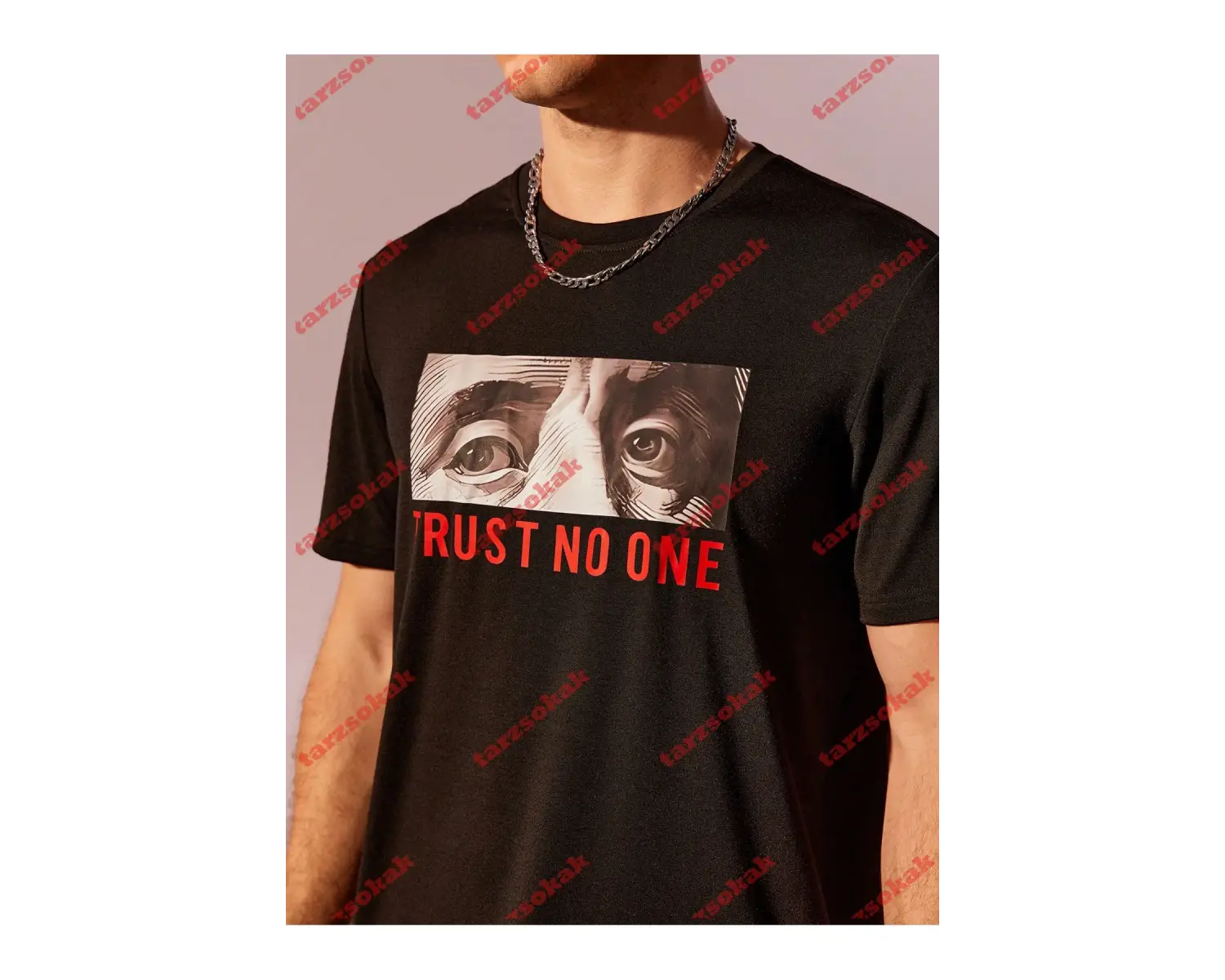 Model 3579 Erkek Yazlık Yuvarlak Yaka Kısa Kollu Günlük Tişört, Yaz