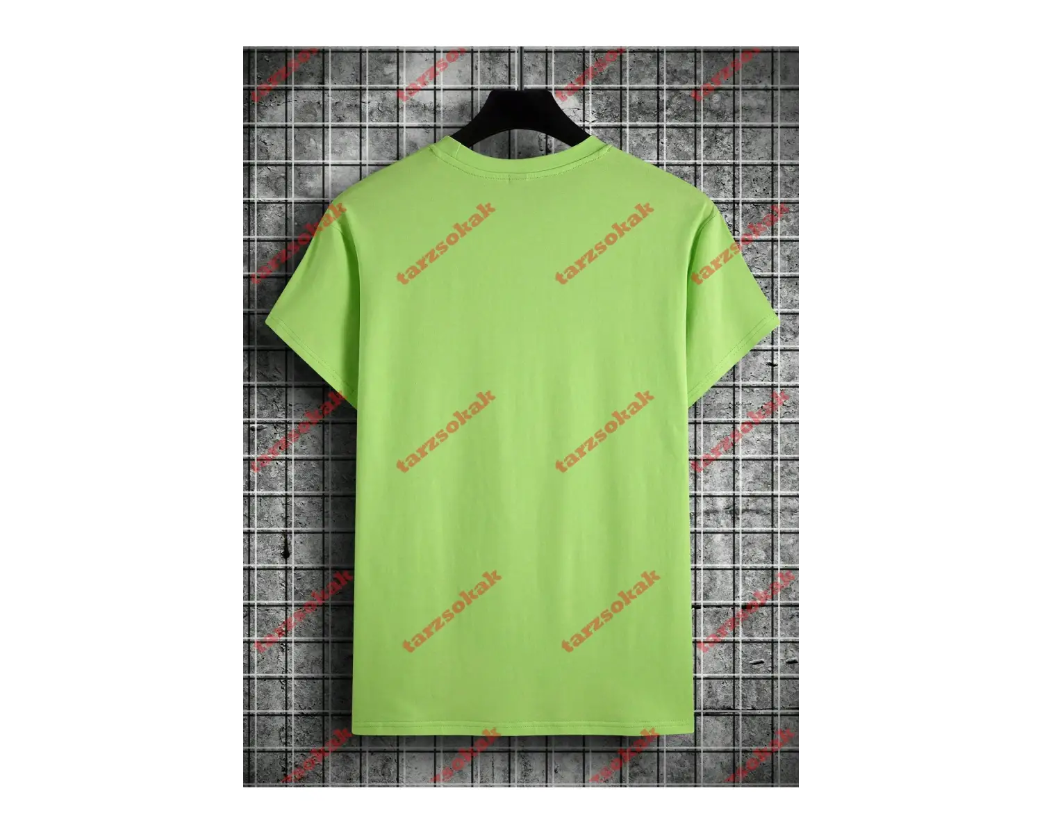 Model 3585 Erkek Yazlık Yuvarlak Yaka Kısa Kollu Günlük Tişört, Yaz