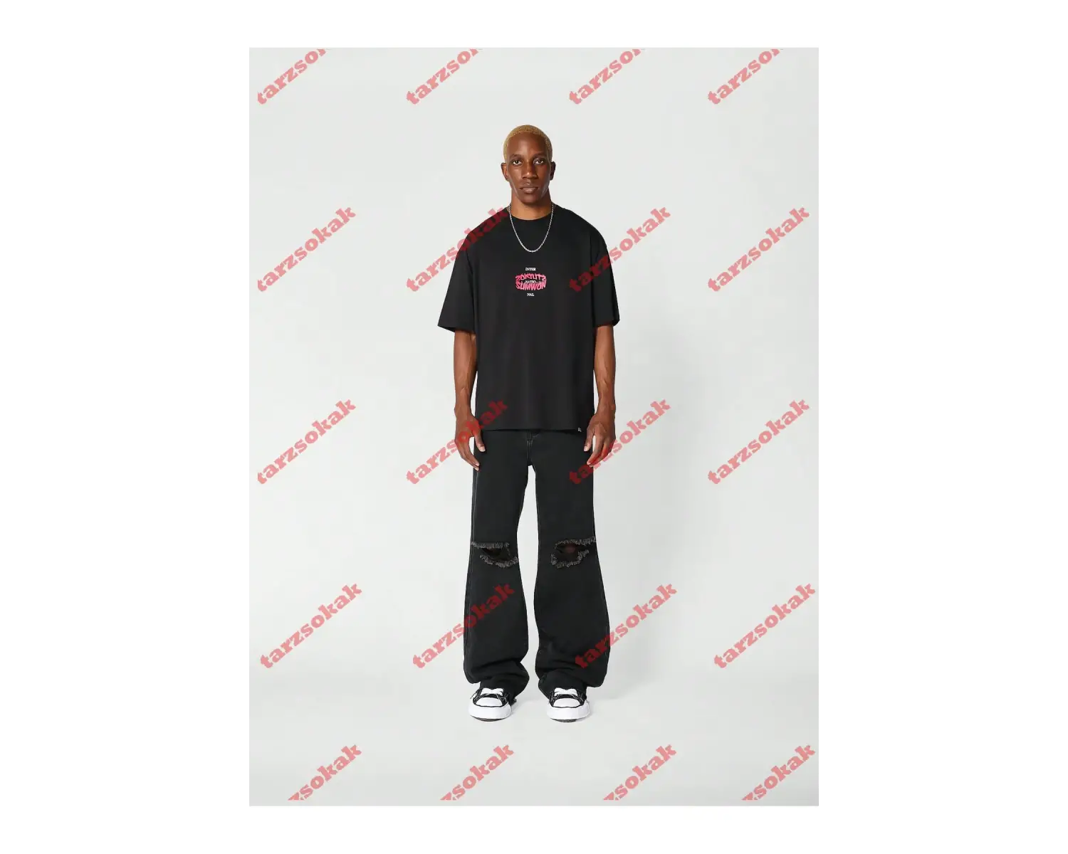 Model 3586 Erkek Yazlık Yuvarlak Yaka Kısa Kollu Günlük Tişört, Yaz