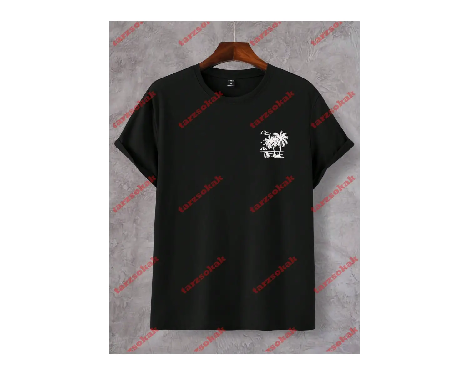 Model 3588 Erkek Yazlık Yuvarlak Yaka Kısa Kollu Günlük Tişört, Yaz