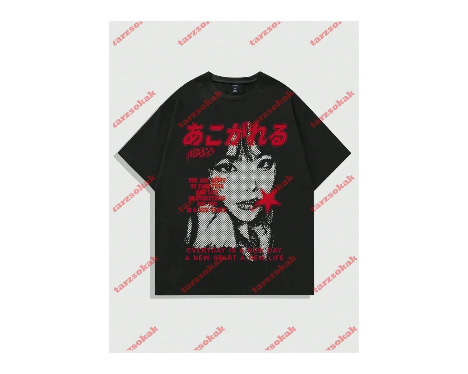 Model 3589 Erkek Yazlık Yuvarlak Yaka Kısa Kollu Günlük Tişört, Yaz