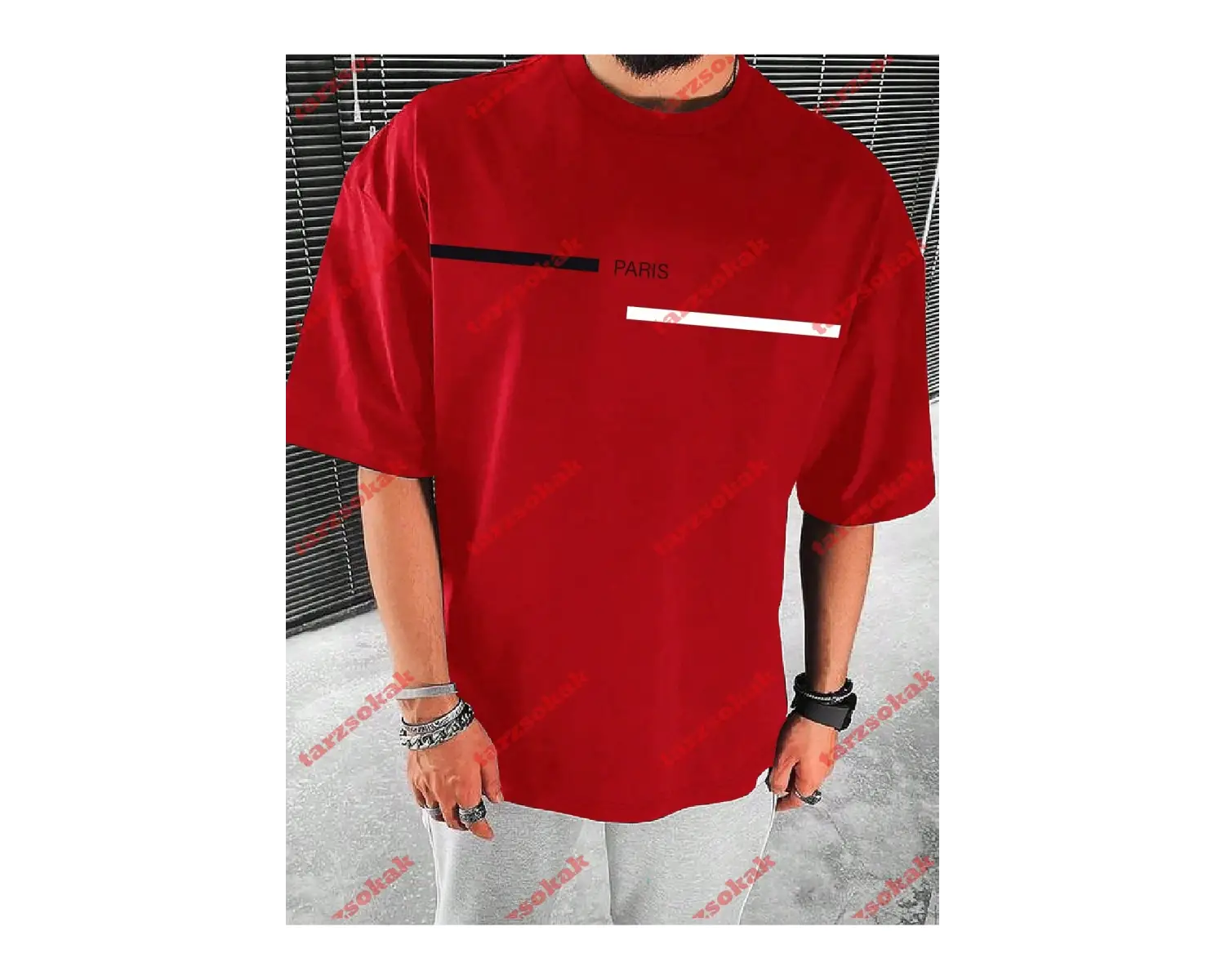 Model 3590 Erkek Yazlık Yuvarlak Yaka Kısa Kollu Günlük Tişört, Yaz