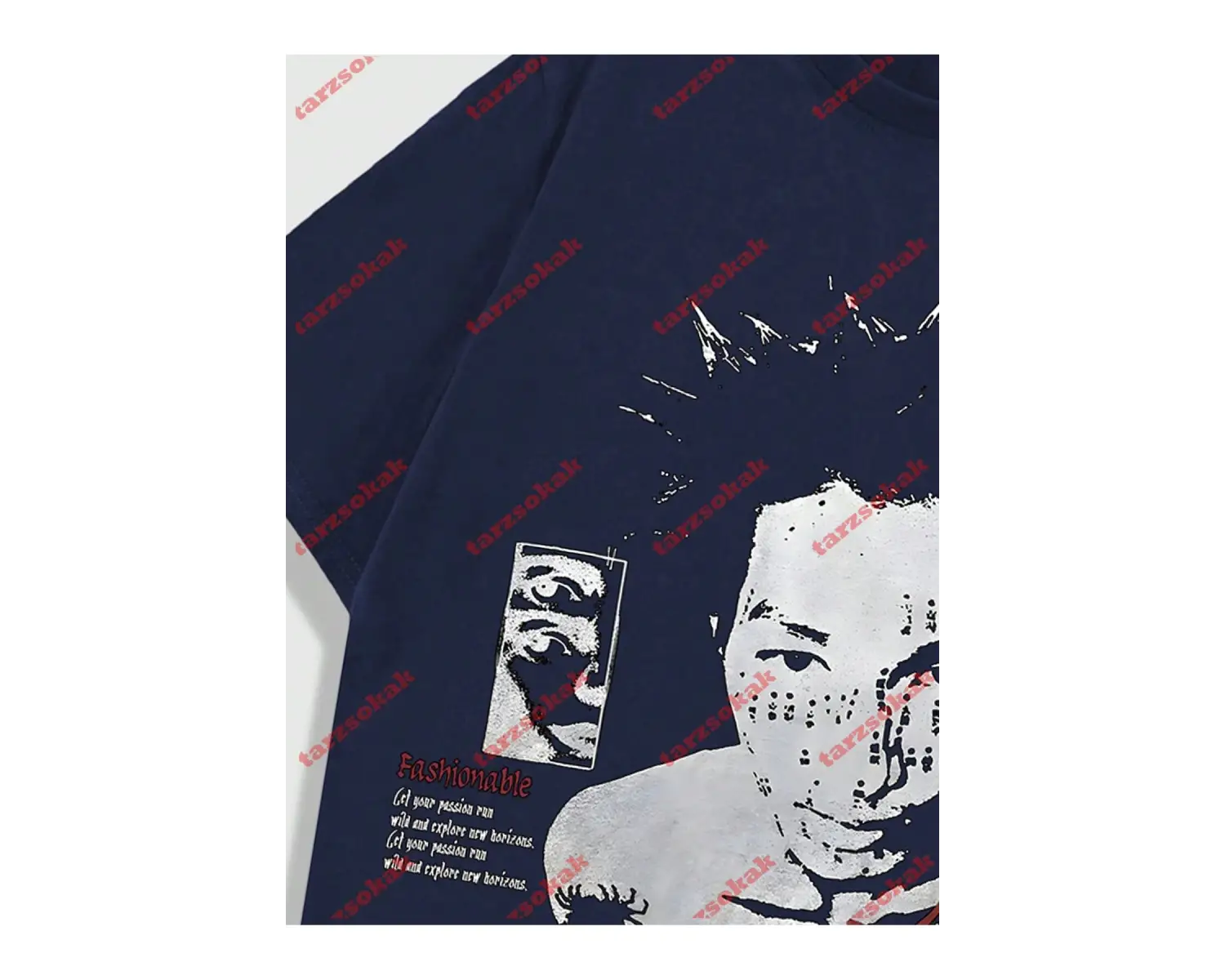 Model 3592 Erkek Yazlık Yuvarlak Yaka Kısa Kollu Günlük Tişört, Yaz