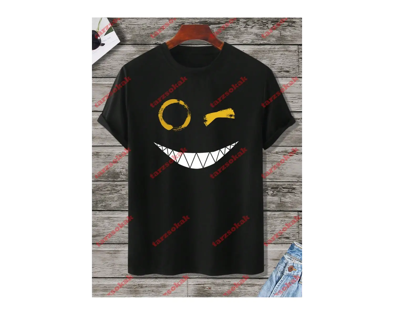 Model 3593 Erkek Yazlık Yuvarlak Yaka Kısa Kollu Günlük Tişört, Yaz