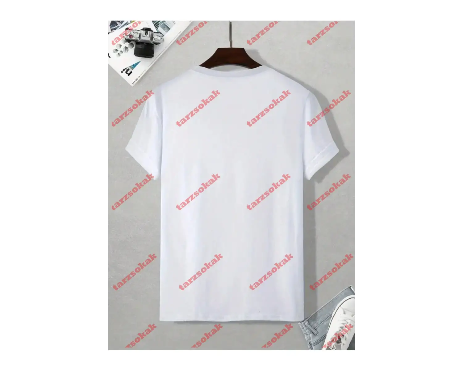 Model 3595 Erkek Yazlık Yuvarlak Yaka Kısa Kollu Günlük Tişört, Yaz