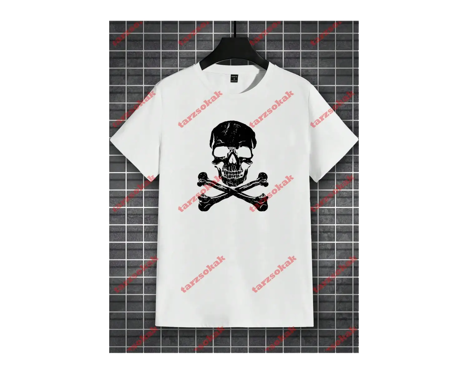 Model 3597 Erkek Yazlık Yuvarlak Yaka Kısa Kollu Günlük Tişört, Yaz