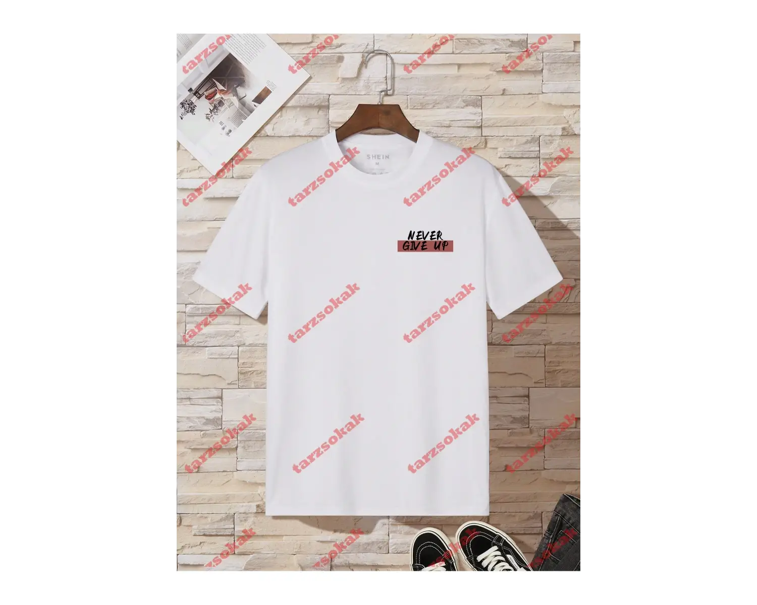 Model 3604 Erkek Yazlık Yuvarlak Yaka Kısa Kollu Günlük Tişört, Yaz