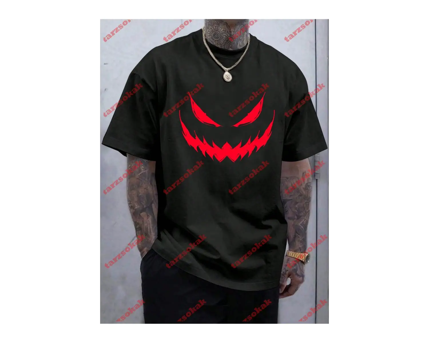 Model 3611 Erkek Yazlık Yuvarlak Yaka Kısa Kollu Günlük Tişört, Yaz