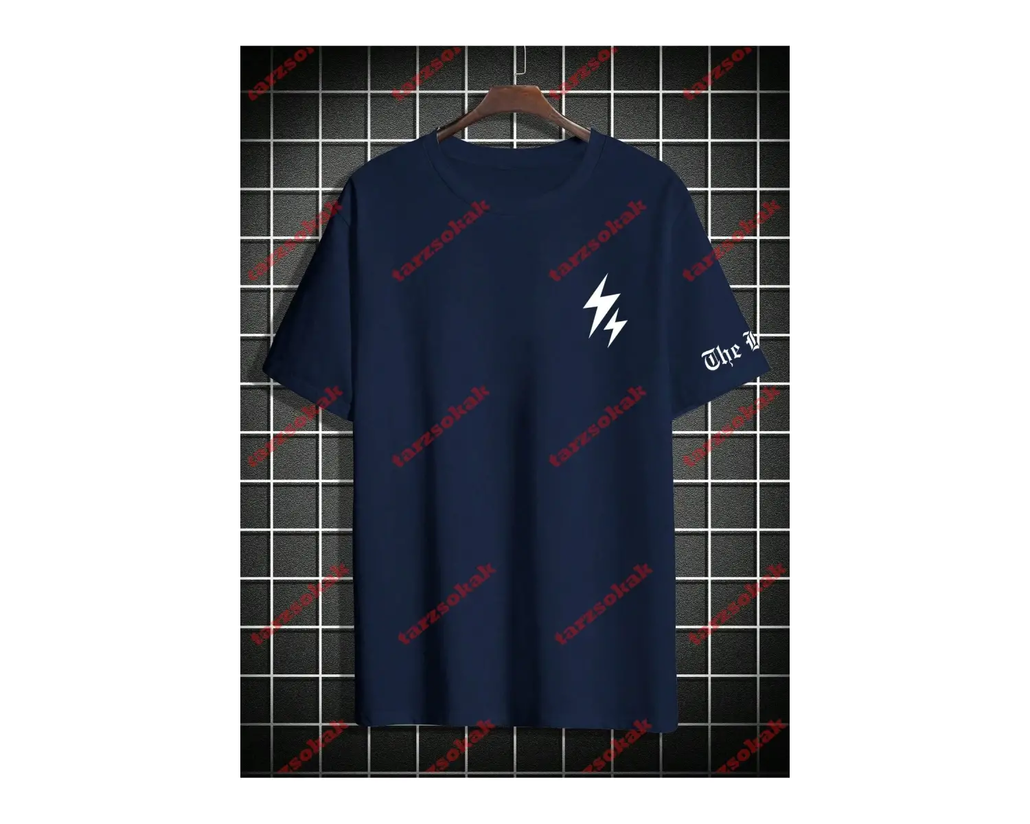 Model 3617 Erkek Yazlık Yuvarlak Yaka Kısa Kollu Günlük Tişört, Yaz