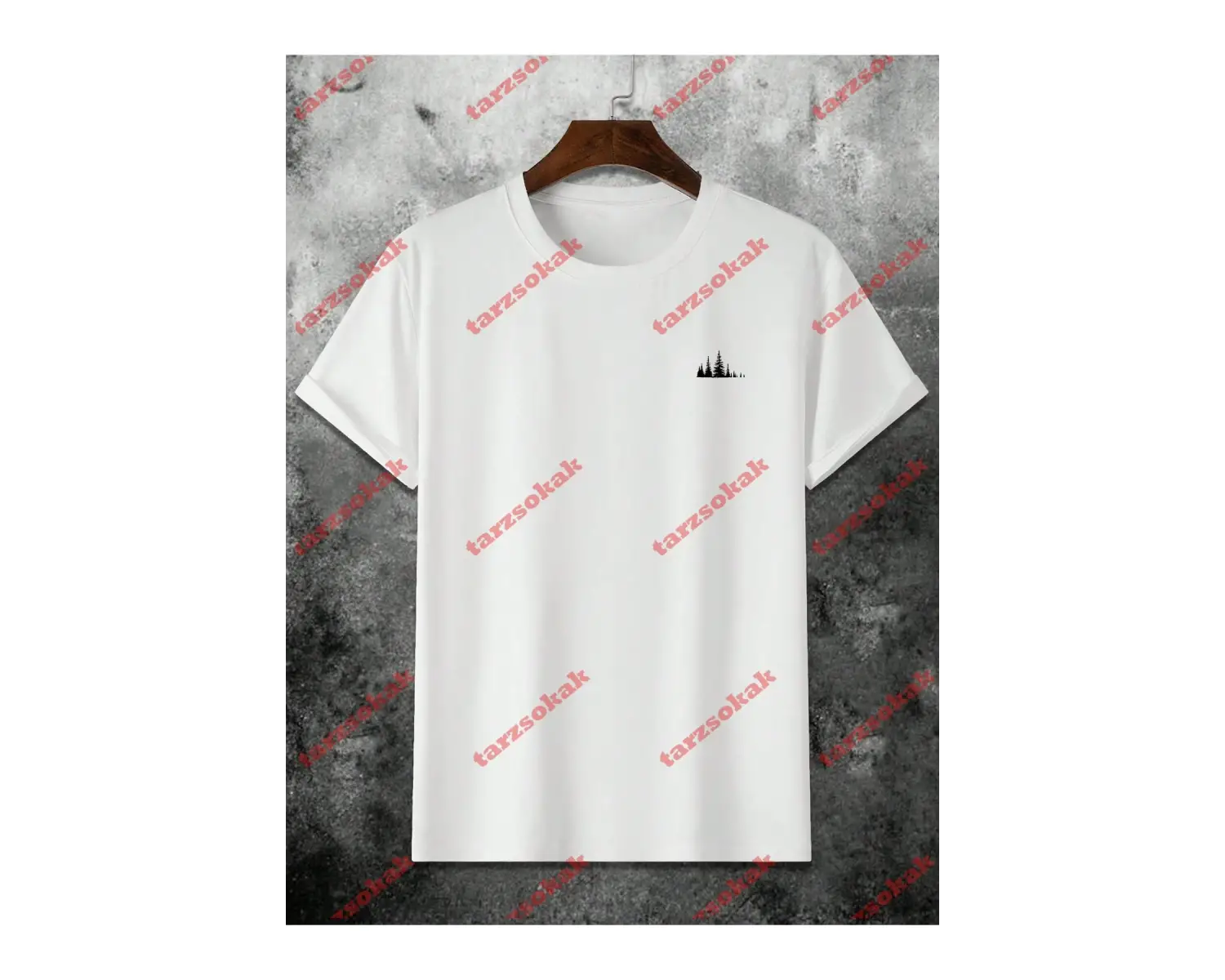 Model 3625 Erkek Yazlık Yuvarlak Yaka Kısa Kollu Günlük Tişört, Yaz