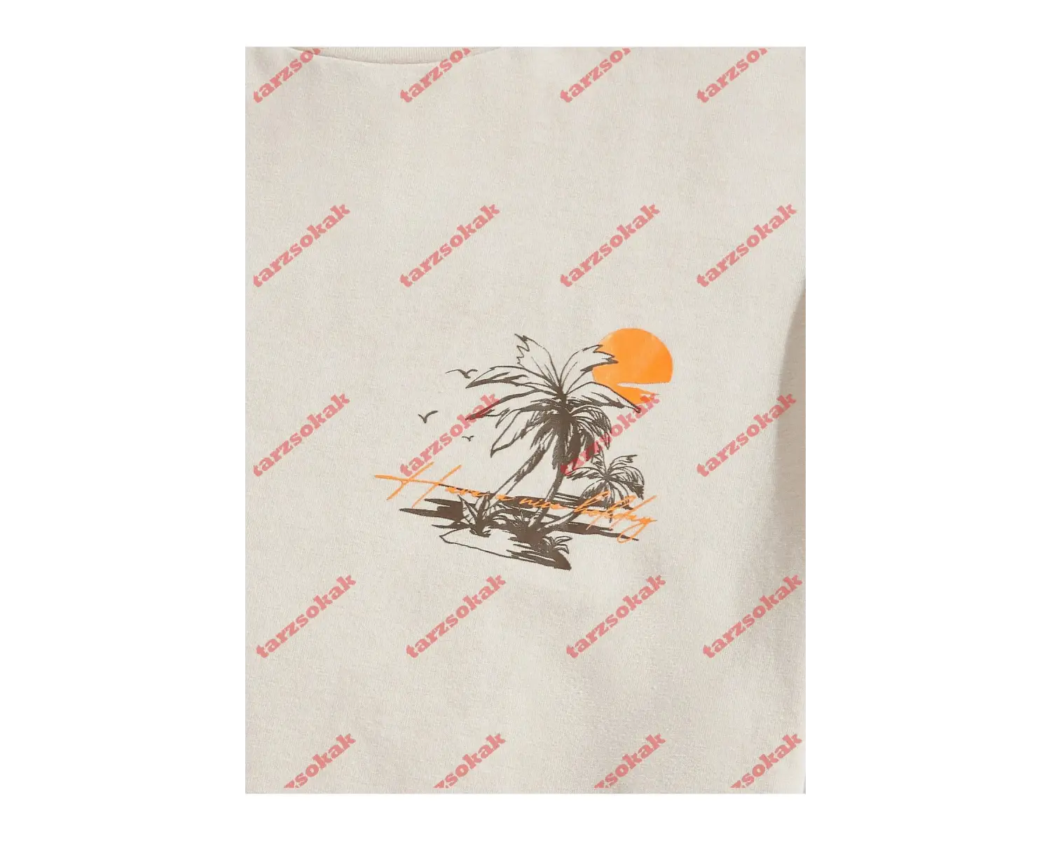 Model 3626 Erkek Yazlık Yuvarlak Yaka Kısa Kollu Günlük Tişört, Yaz