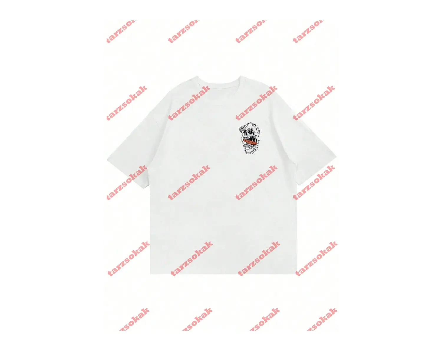 Model 3639 Erkek Yazlık Yuvarlak Yaka Kısa Kollu Günlük Tişört, Yaz