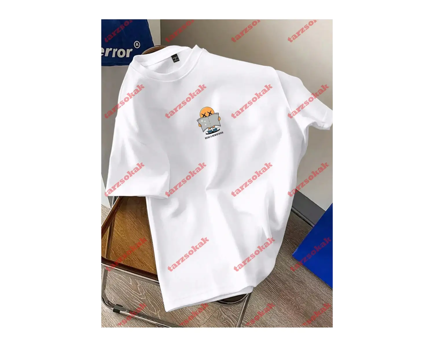 Model 3640 Erkek Yazlık Yuvarlak Yaka Kısa Kollu Günlük Tişört, Yaz