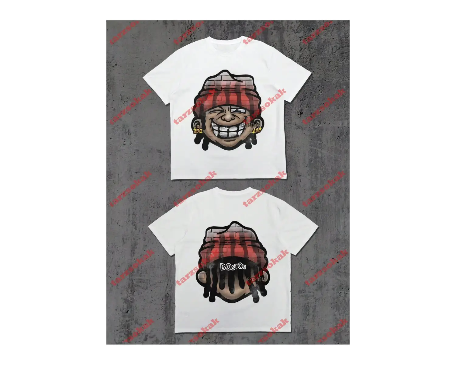 Model 3649 Erkek Yazlık Yuvarlak Yaka Kısa Kollu Günlük Tişört, Yaz