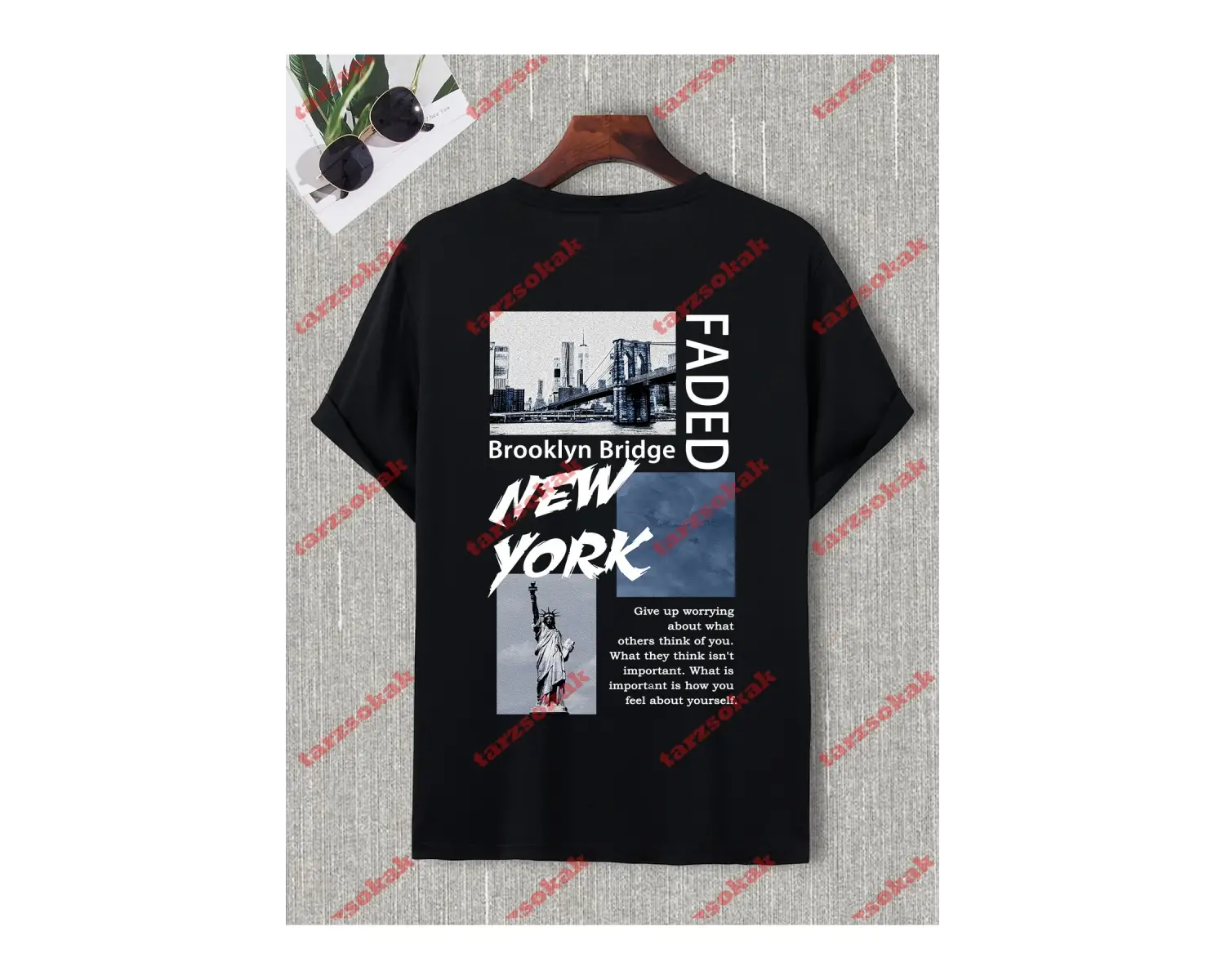 Model 3659 Erkek Yazlık Yuvarlak Yaka Kısa Kollu Günlük Tişört, Yaz