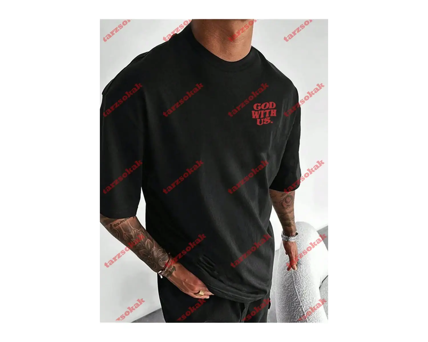 Model 3660 Erkek Yazlık Yuvarlak Yaka Kısa Kollu Günlük Tişört, Yaz