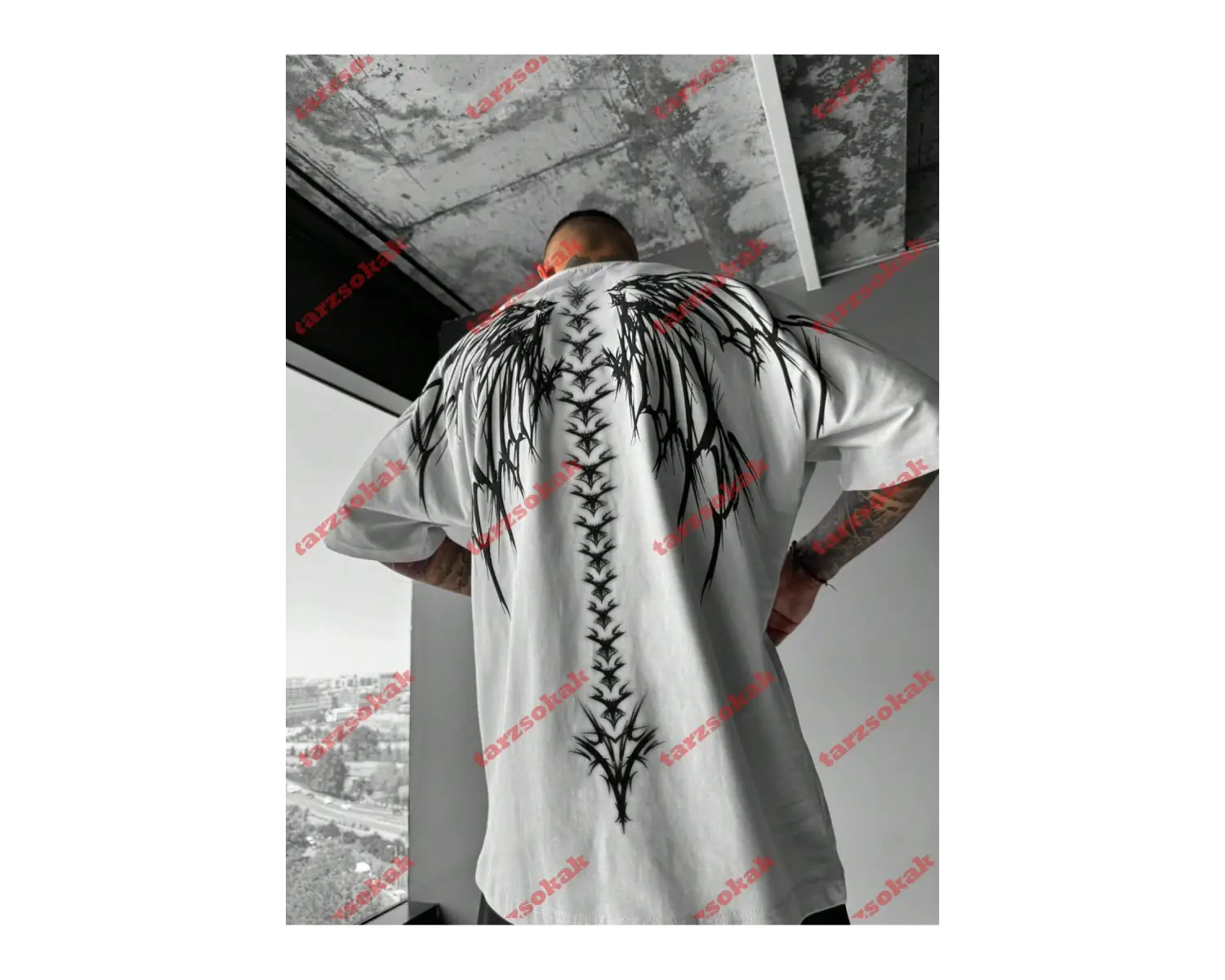 Model 3662 Erkek Yazlık Yuvarlak Yaka Kısa Kollu Günlük Tişört, Yaz