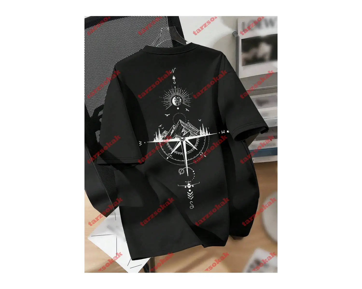 Model 3667 Erkek Yazlık Yuvarlak Yaka Kısa Kollu Günlük Tişört, Yaz