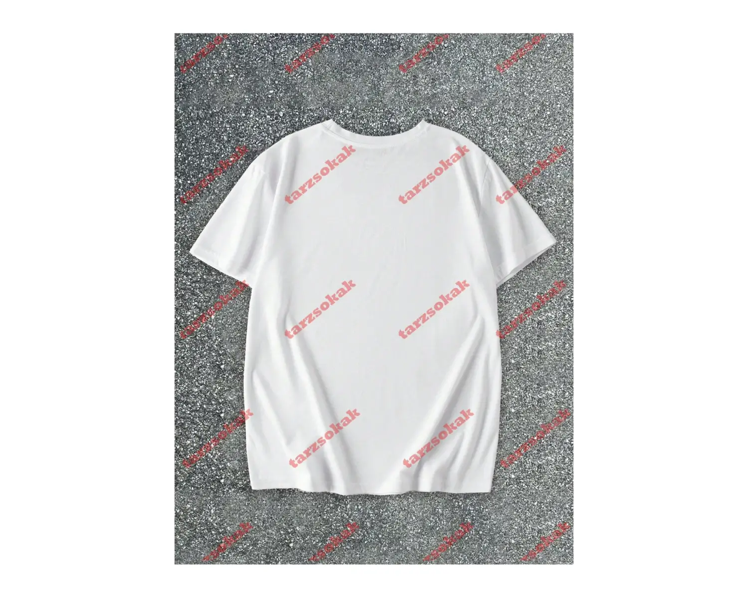 Model 3675 Erkek Yazlık Yuvarlak Yaka Kısa Kollu Günlük Tişört, Yaz