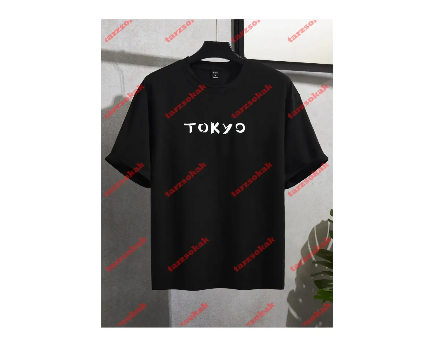 Model 3677 Erkek Yazlık Yuvarlak Yaka Kısa Kollu Günlük Tişört, Yaz