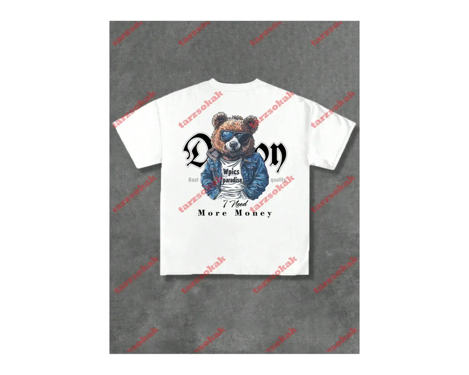 Model 3694 Erkek Yazlık Yuvarlak Yaka Kısa Kollu Günlük Tişört, Yaz